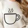 Stunning Coffee Cup In DXF - Free Digital Download