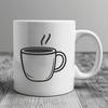 Creative Coffee Cup Illustration - Free SVG Download