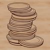 Beautiful Collection of Currency Coins SVG Design SVG graphic design featuring a collection of currency coins.