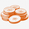 A digital illustration of various coins in a single image.