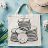 Stack of Coins Illustration Vector illustration of a stack of coins, ideal for clip art and graphic design projects.