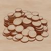 Beautiful Coin Design Illustration SVG graphic of stacked coins in different currencies.