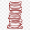 Beautiful Coin Collection Vector Art Vector illustration of a collection of coins in various denominations.