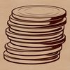Vector Coins in Various Denominations Vector illustration of a stack of shiny coins in various denominations