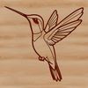 Hummingbird Vector Design with Floral Details Illustration of a hummingbird perched on a flower branch, created using scalable vector design.