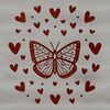 An SVG illustration of a butterfly featuring intricate details and patterns.