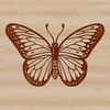 Illustration of a colorful butterfly with intricate details suitable for graphic design projects.
