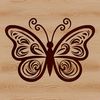 A colorful illustration of a delicate insect with wings, suitable for vector graphics and digital design projects.