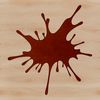 SVG Slime Splatter Design Element Illustrative splat shape with messy slime details in vector format.