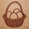 Whimsical Vector Easter Egg A colorful Easter egg design made with vector graphics.