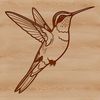 Beautiful Flying Hummingbird SVG Design A vibrant illustration of a hummingbird in flight, suitable for various digital applications.