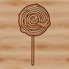 Lollipop Clip Art Vector Design Vector illustration of a colorful lollipop on a transparent background.