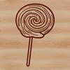 Bright and Beautiful Vector Art A vector design of a single stick lollipop in bright colors.