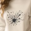 Rounded Splat Shape SVG Vector Illustrative splat shape with rounded edges, ideal for vector designs and clip art.