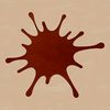Irregular Splatter Design SVG A colorful splat shape with irregular edges, suitable for digital applications.
