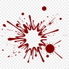 Colorful Splash Design Element A colorful, rounded shape with uneven edges, resembling a splattered stain or splash.