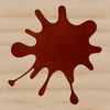 Colorful Slime Splat Design A colorful splat shape made from various textures of slime in a messy design.