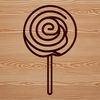 Vibrant Candy Vector Image A colorful illustration of a lollipop, suitable for various design projects.