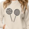 Bold and Beautiful Candy Design A vector graphic design of a lollipop candy with bold colors and clean lines.