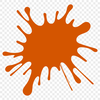 Colorful Droplet Shape Illustration A simple vector illustration of a splat shape made up of messy slime droplets in various colors.