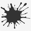 Splatty Shape Vector Graphics A stylized illustration of a splat shape, suitable for vector designs.