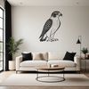Vector Falcon Bird Design A detailed illustration of a falcon bird in flight, suitable for vector art designs.