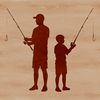 Fisherman silhouette SVG for commercial use