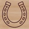 SVG horse shoe template for cutting machines and commercial use