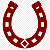 SVG horse shoe template for Cricut and laser cutting