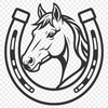 Free SVG horse shoe template for commercial and personal use