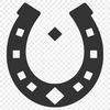 Free downloadable horse shoe SVG for web design and decals