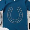 Horse shoe vector art for Cricut, laser cutter, and web design