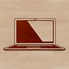 High-Tech Laptop Design A detailed digital illustration of a modern laptop with various features and components highlighted.