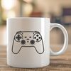 Free Vector Art of a Gaming Controller A detailed digital illustration of a modern game controller with buttons and joysticks.
