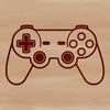Free Game Controller Clip Art SVG SVG graphic of a video game controller with buttons and joysticks.
