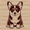 A seated dog breed originating from Wales.