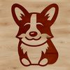 Free Vector Dog Breed Image A sitting dog breed Corgi in vector format.