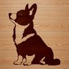 Free Dog Breed Clip Art Vector Image A breed of dog sitting on its haunches.