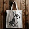 Corgi Illustration In SVG, PNG, PDF And DXF File Formats