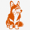 Beautiful Corgi In SVG Format - Free Download