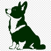 Beautiful Corgi - For Cricut Project