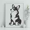 Free Corgi - Laser Engraver DXF