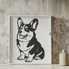 Corgi Vector Drawing In SVG, PNG, PDF And DXF Formats