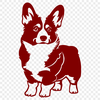 Free Standing Corgi PNG