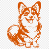 Beautiful Corgi PNG - For Vinyl Project