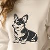 Unique Sitting Corgi - PDF