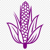 A high-quality graphic representation of an ear of corn, suitable for various digital applications.