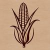 Beautiful Corn Clip Art An illustration of an ear of corn, suitable for use in digital designs.