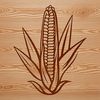 Colorful Corn on the Cob Vector Graphic Illustration of a corn on the cob in vector format.