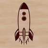 Future Spacecraft Concept A stylized illustration of a spaceship with futuristic design elements.